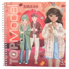 DEPESCHE - Libro para colorear + stickers - Top Model Dress me Up Cosy