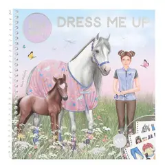 DEPESCHE - Libro para colorear + stickers - Miss Melody Dress me Up