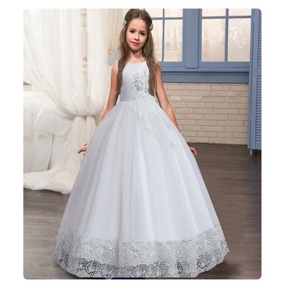 Imagen 2 del producto Vestido Bautizo Paje Boda Primera Comunión Mod Margarita Blanco