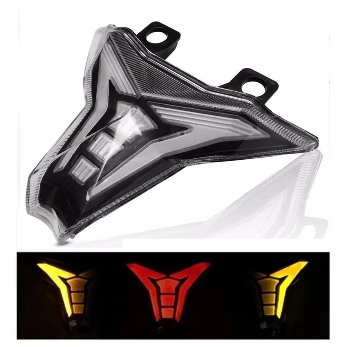 GENERICO - Foco Trasero Kawasaki Moto Ninja 400 - Z400 - Ninja 500 - Z500