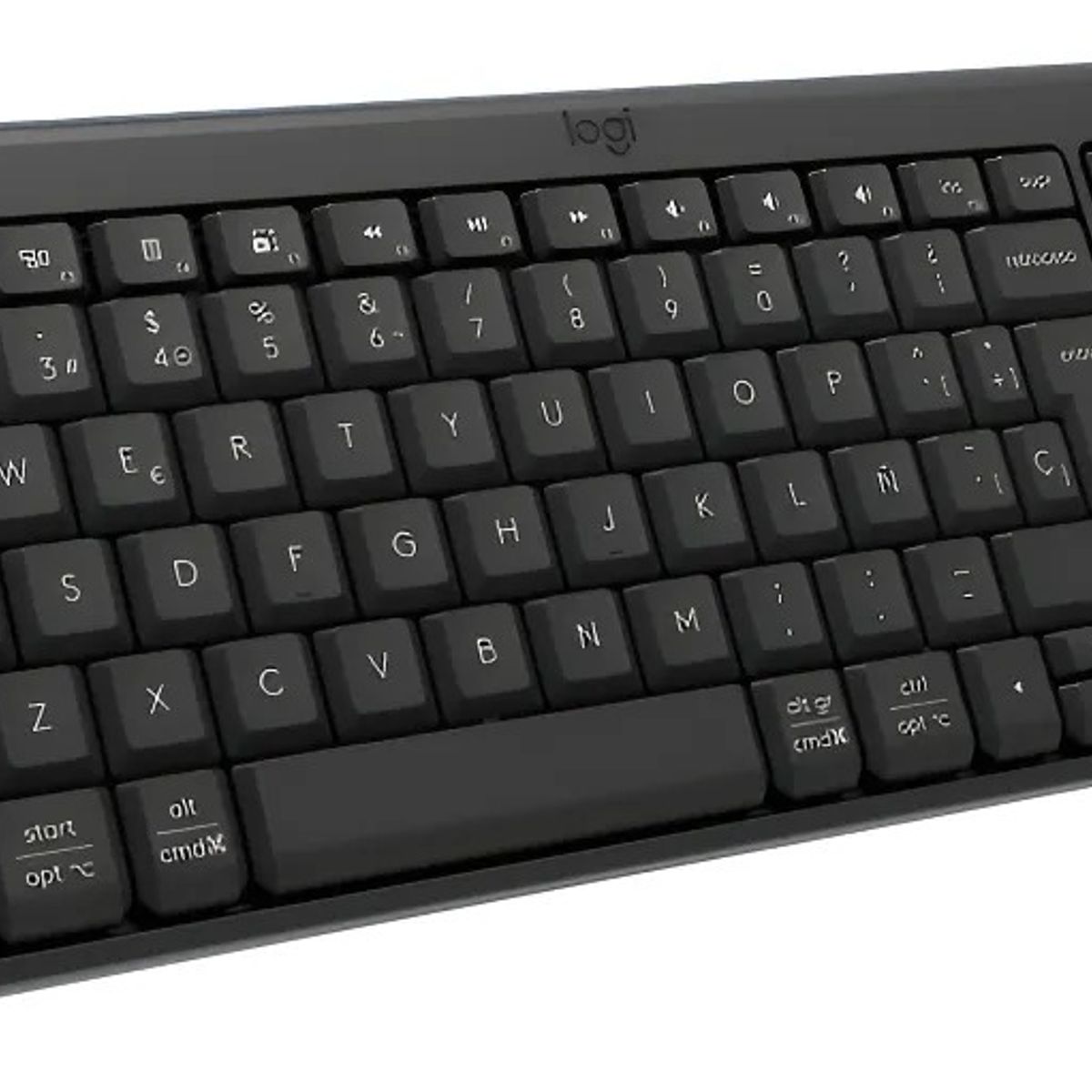 LOGITECH - Teclado Inalámbrico Bluetooth Logitech K250 Negro Negro Español España