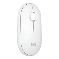 LOGITECH - Pebble Mouse 2 M350s Inalámbrico Bluetooth, Blanco