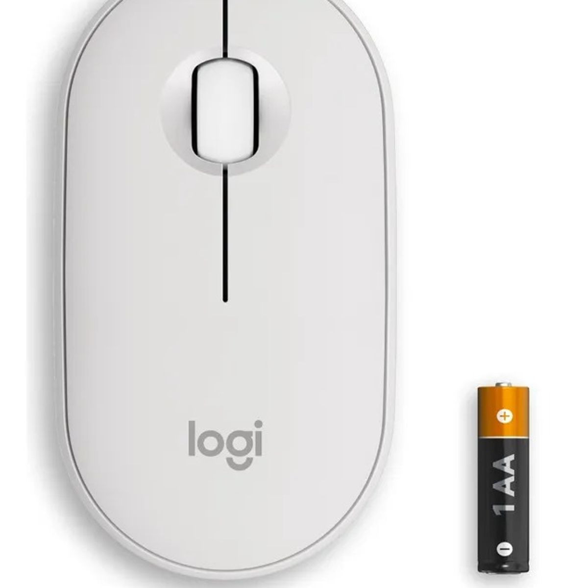 LOGITECH - Logitech Pebble Mouse 2 M350s Inalámbrico Bluetooth, Blanco