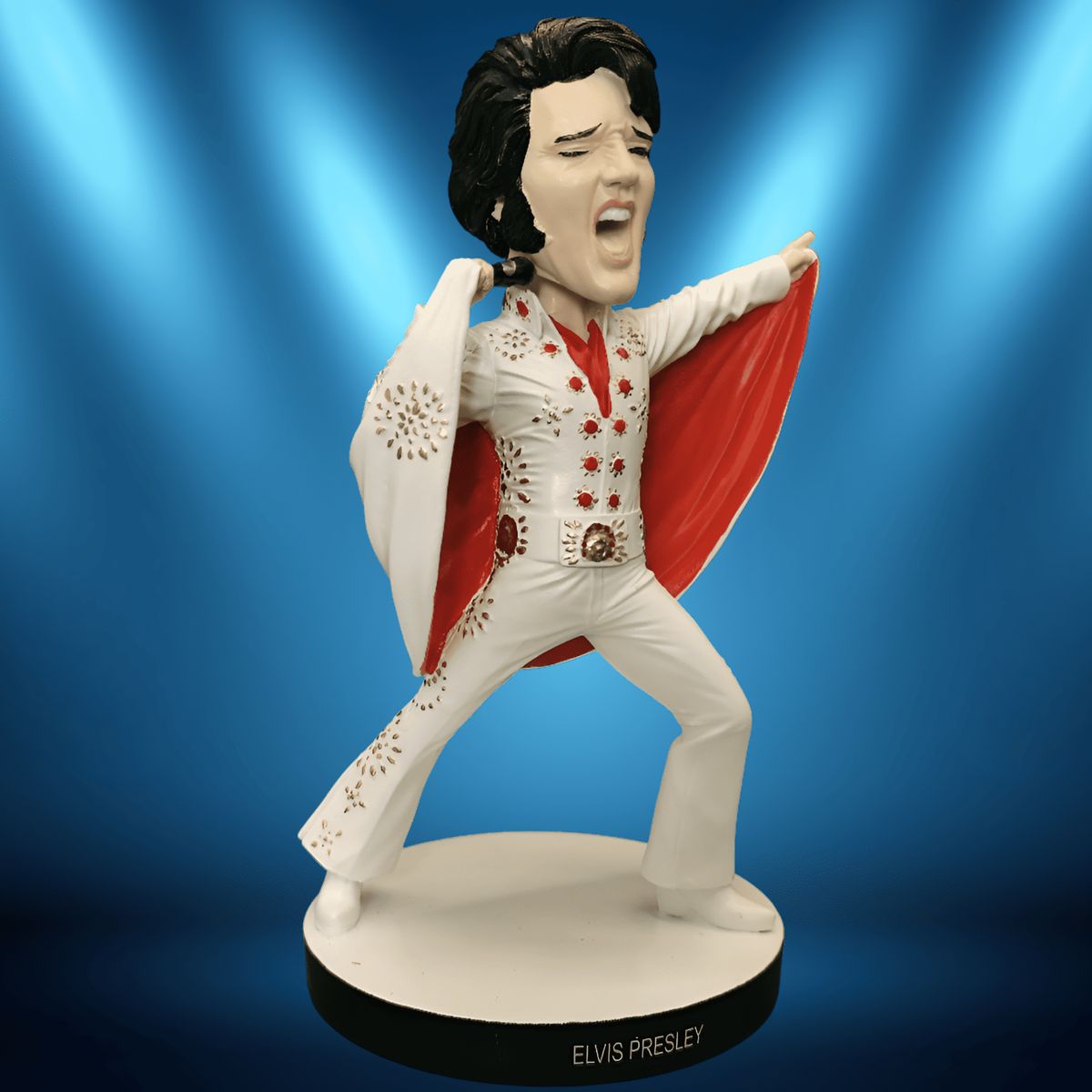 GENERICO - Figura Bobblehead de Elvis Presley de 20cm de Alto