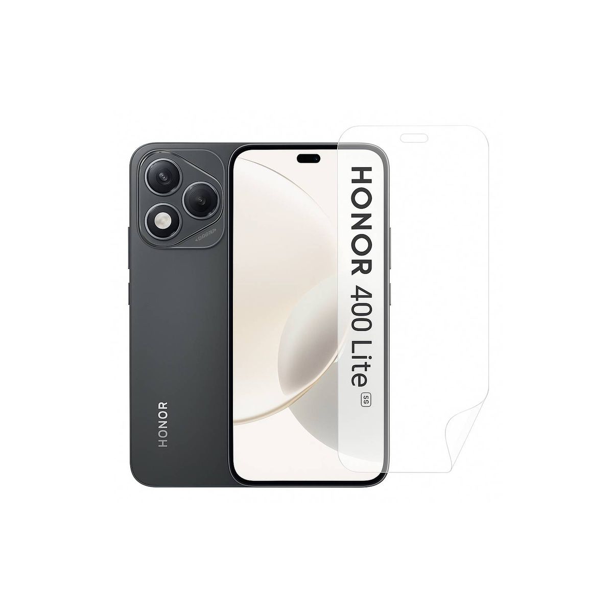 GENERICO - Carcasa Mica Higrodel Clear Para Honor 400 Lite Azul Oscuro