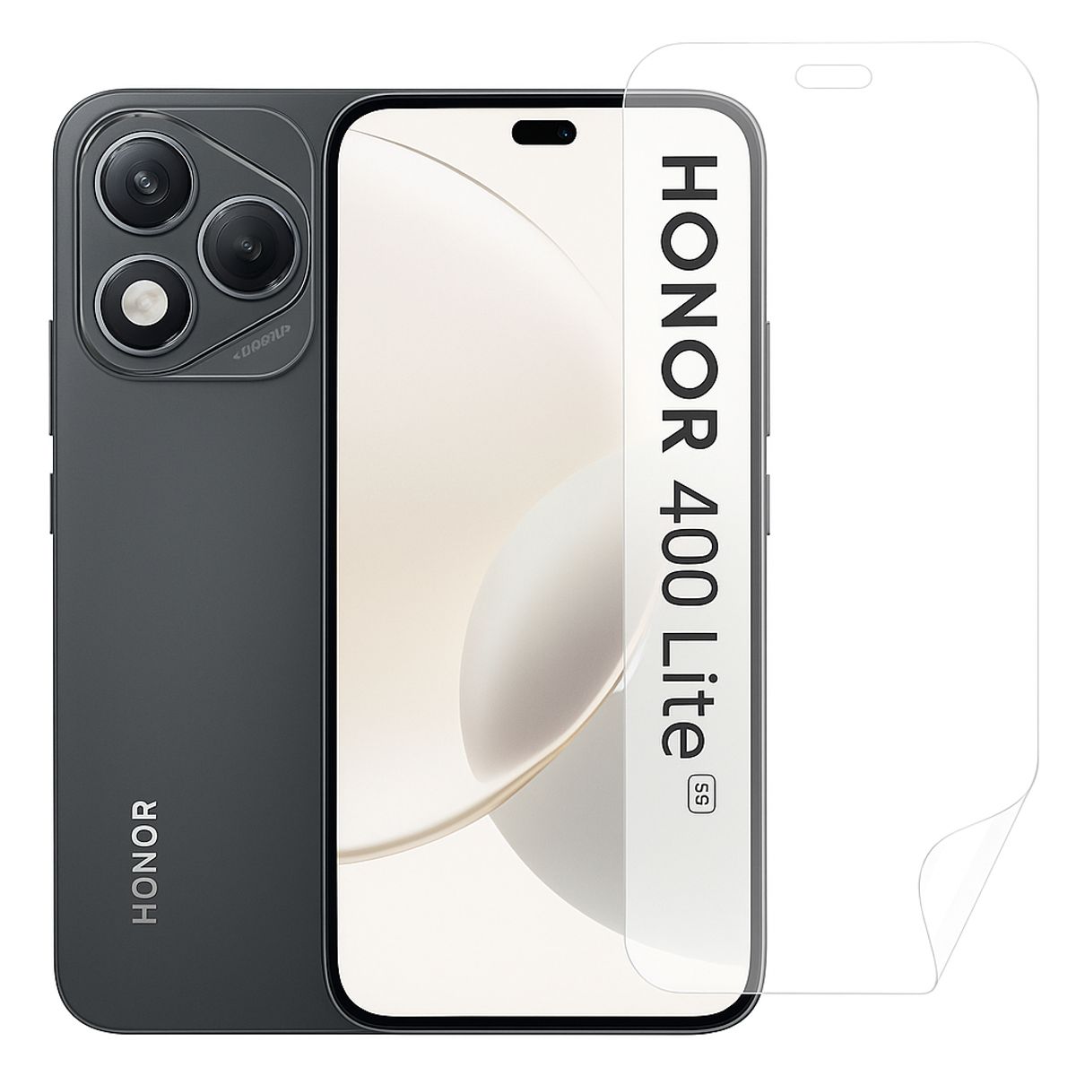 GENERICO - Carcasa Mica Higrodel Clear Para Honor 400 Lite Azul Rey