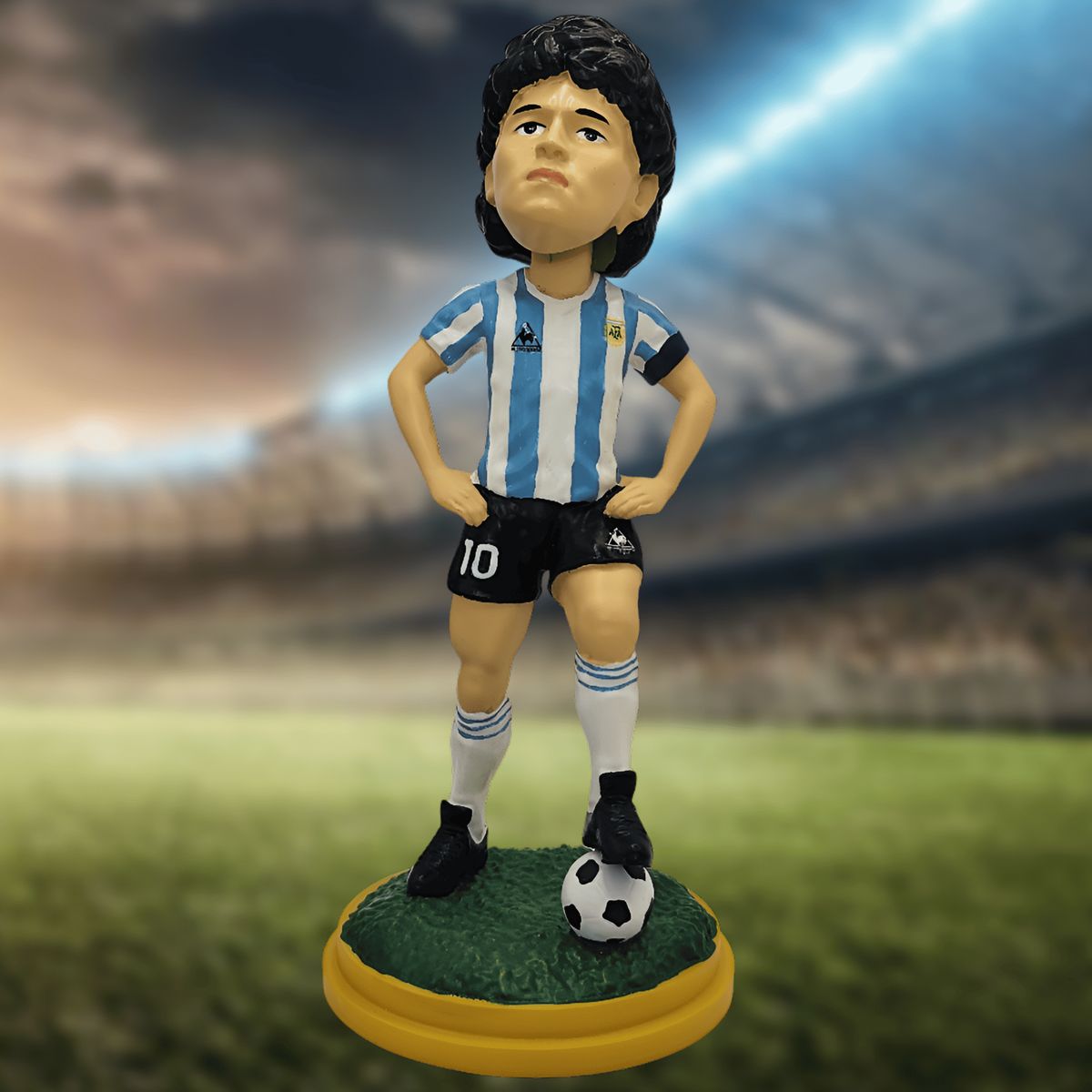GENERICO - Figura Bobblehead de Diego Maradona de 20cm