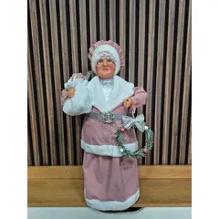 ANGELES DEL HOGAR - ADORNO DECORATIVO DE MUÑECA VIEJA PASUERA PARA NAVIDAD 60CM