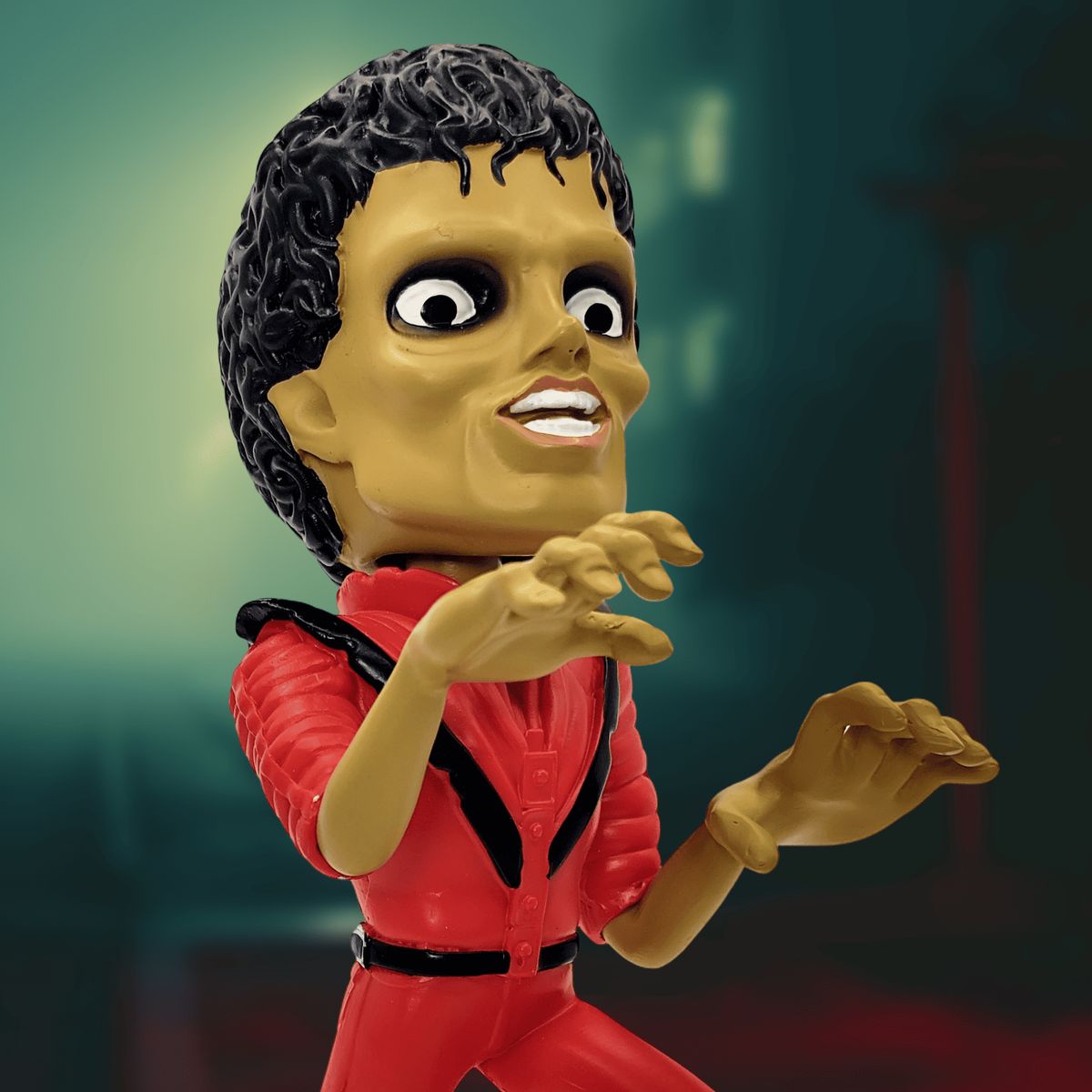 GENERICO - Figura Bobblehead de Michael Jackson Versión Thriller