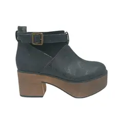 HERIEL - Botín Negro Plataforma Mujer