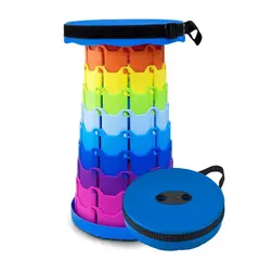 GENERICO - Taburete Plegable Ajustable – Asiento Retráctil 100 kg