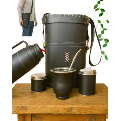 GENERICO - Set mátero ruka Mate 6 piezas cuero sintético