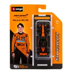 BBURAGO - Auto F1 Mclaren MCL39 2025 #81 Oscar Piastri Caja Normal 1:64