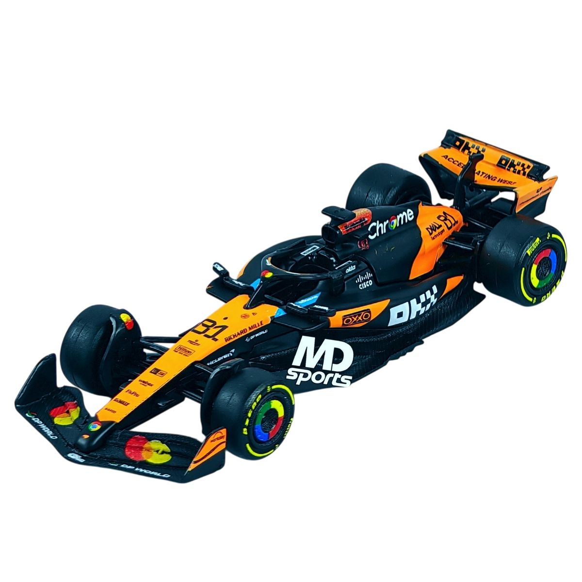 BBURAGO - Auto F1 Mclaren MCL39 2025 #81 Oscar Piastri Caja Normal 1:64