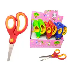 GENERICO - Tijera Infantil Color Verde PlasticoMetal 1pcs