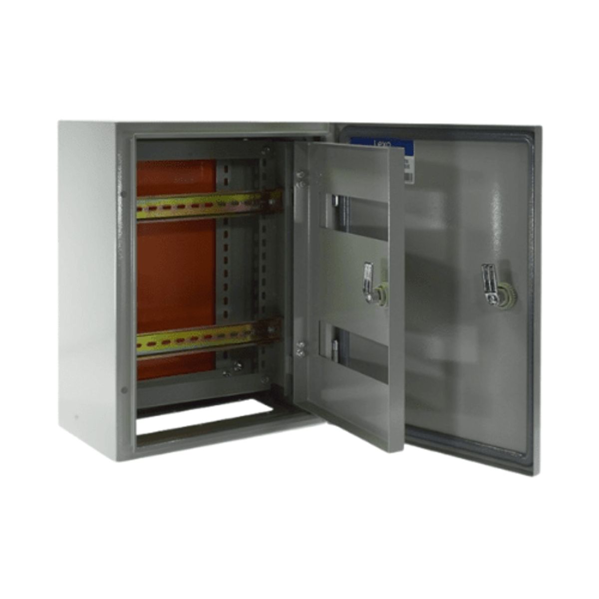 LEXO - Gabinete Tablero Metalico 400x300x200mm C/Chasis 24Mod IP65 Ral 7032