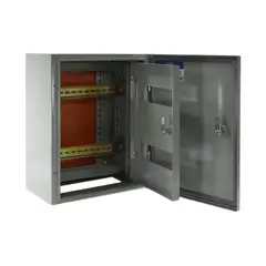 LEXO - Gabinete Tablero Metalico 400x300x200mm C/Chasis 24Mod IP65 Ral 7032