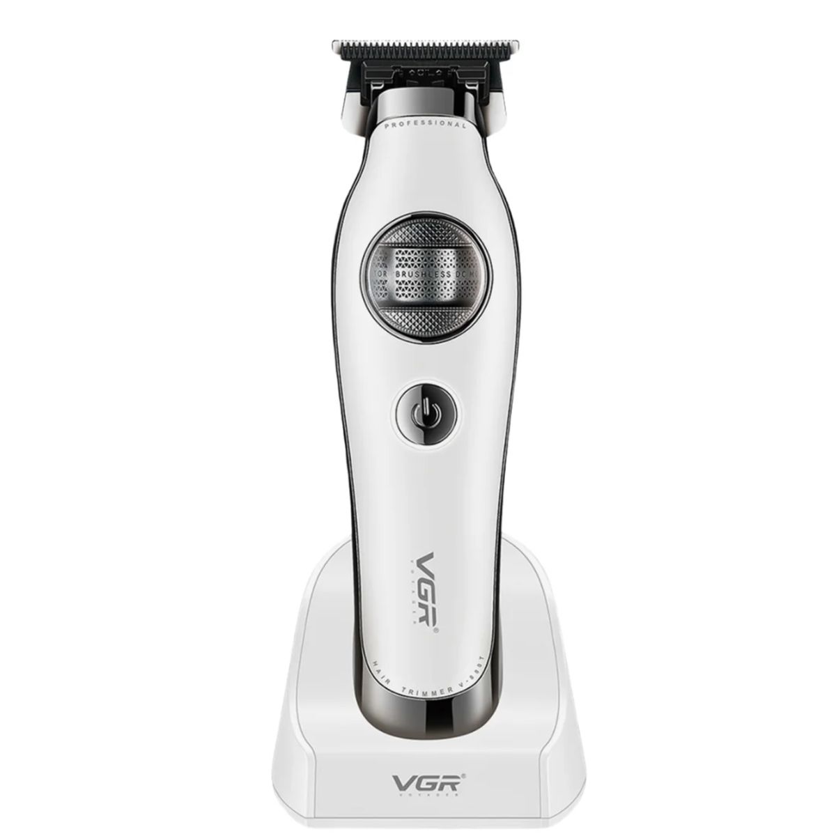 VGR VOYAGER - Maquina Patillera Trimmer VGR880T Rotatech 7200RPM Blanco