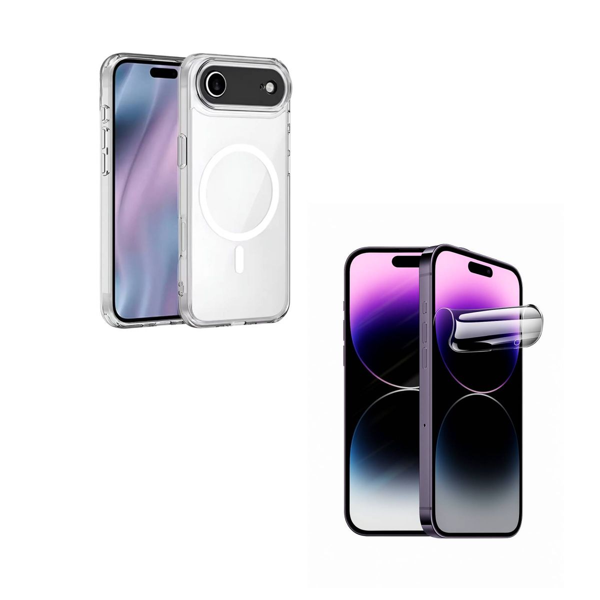 GENERICO - Carcasa Mica Higrodel Matte Antiespia Para iPhone 17 Air Magsafe