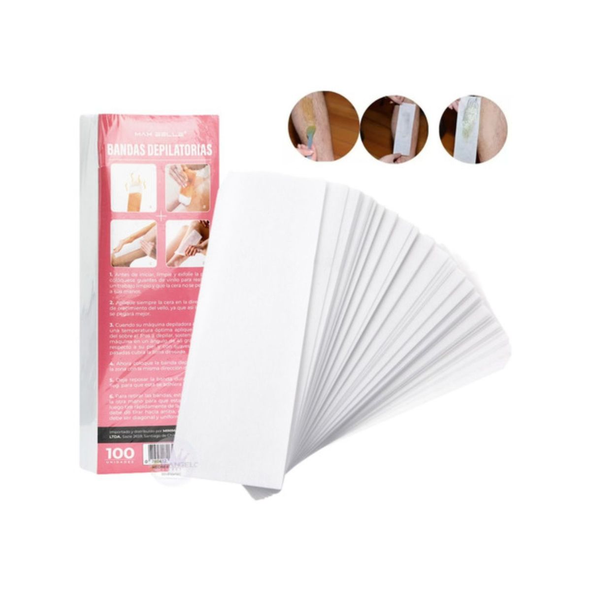 MAXBELLE - Bandas De Papel Para Depilación