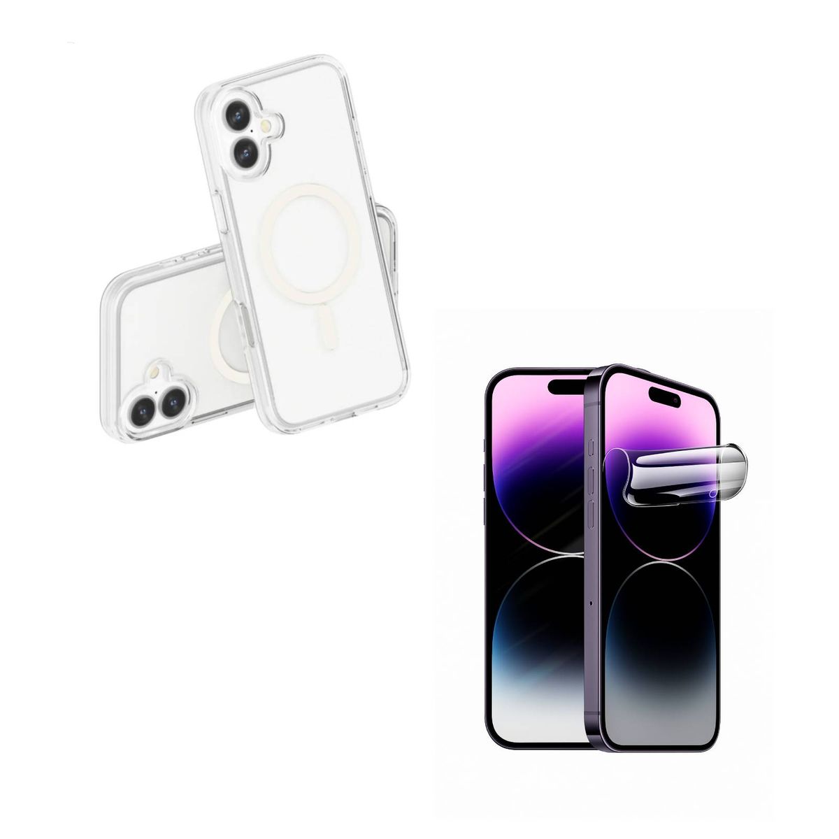 GENERICO - Carcasa Mica Higrodel Matte Antiespia Para iPhone 17 Magsafe