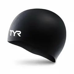 TYR - GORRO NATACION SILICONA NEGRO