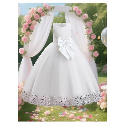 Imagen 2 del producto Vestido Primera Comunión Bautizo Paje Boda Mod Elizabeth Blanco