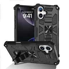 GENERICO - Carcasa para Antigolpe Reforzada para iPhone 16 - Negro