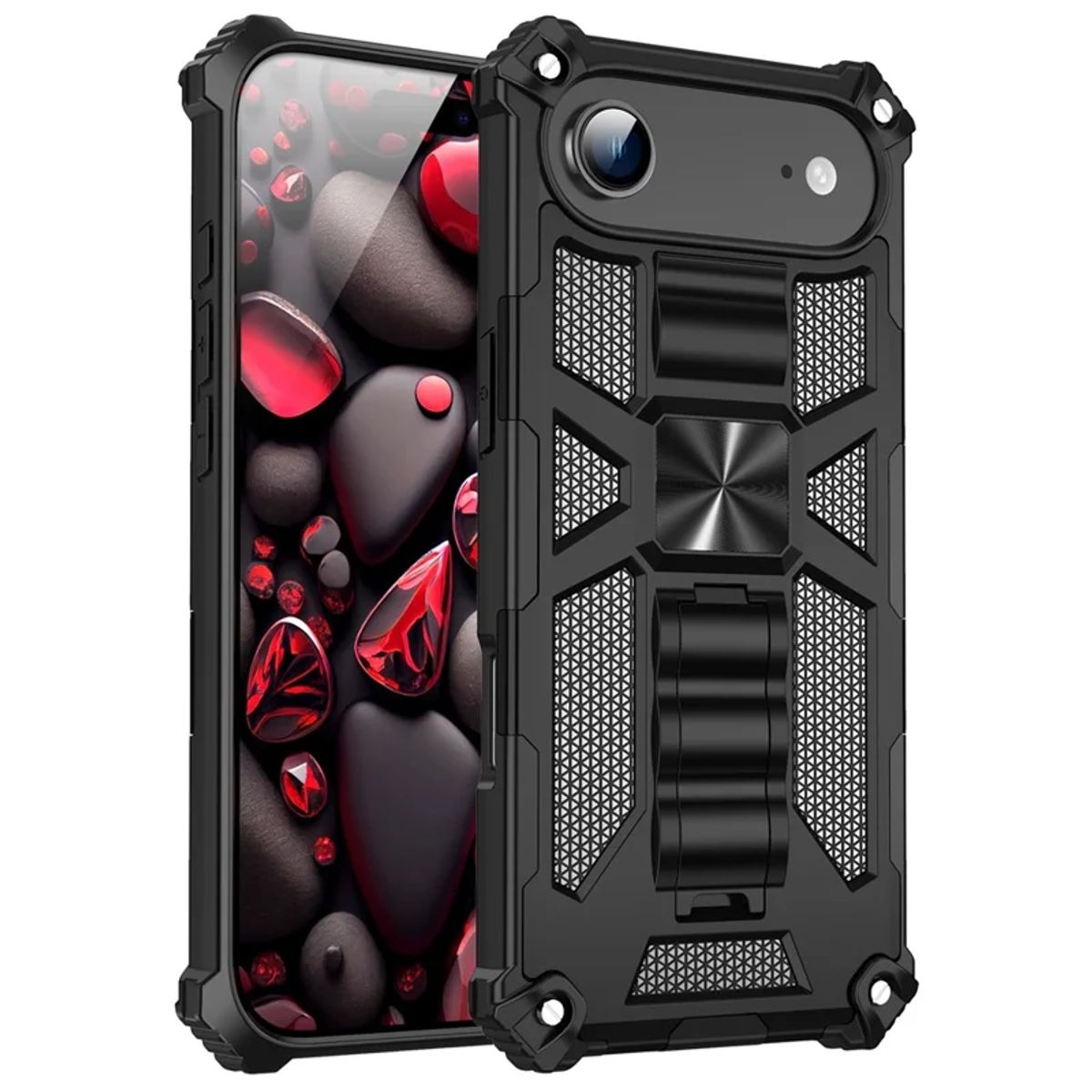 GENERICO - Carcasa para Antigolpe Reforzada para iPhone 17 Air - Negro