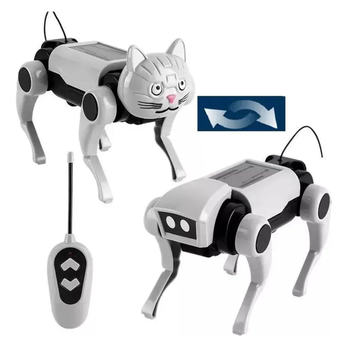 GENERICO - Perro Robot A Control Remoto Juguete para niños para Armar
