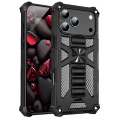 GENERICO - Carcasa para Antigolpe Reforzada para iPhone 17 Pro Max - Negro