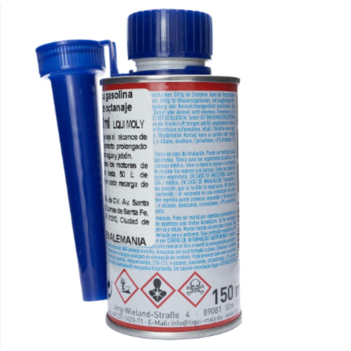 LIQUI MOLY - Aditivo Aumentador Octanaje Combustible Liqui Moly 150 Ml.
