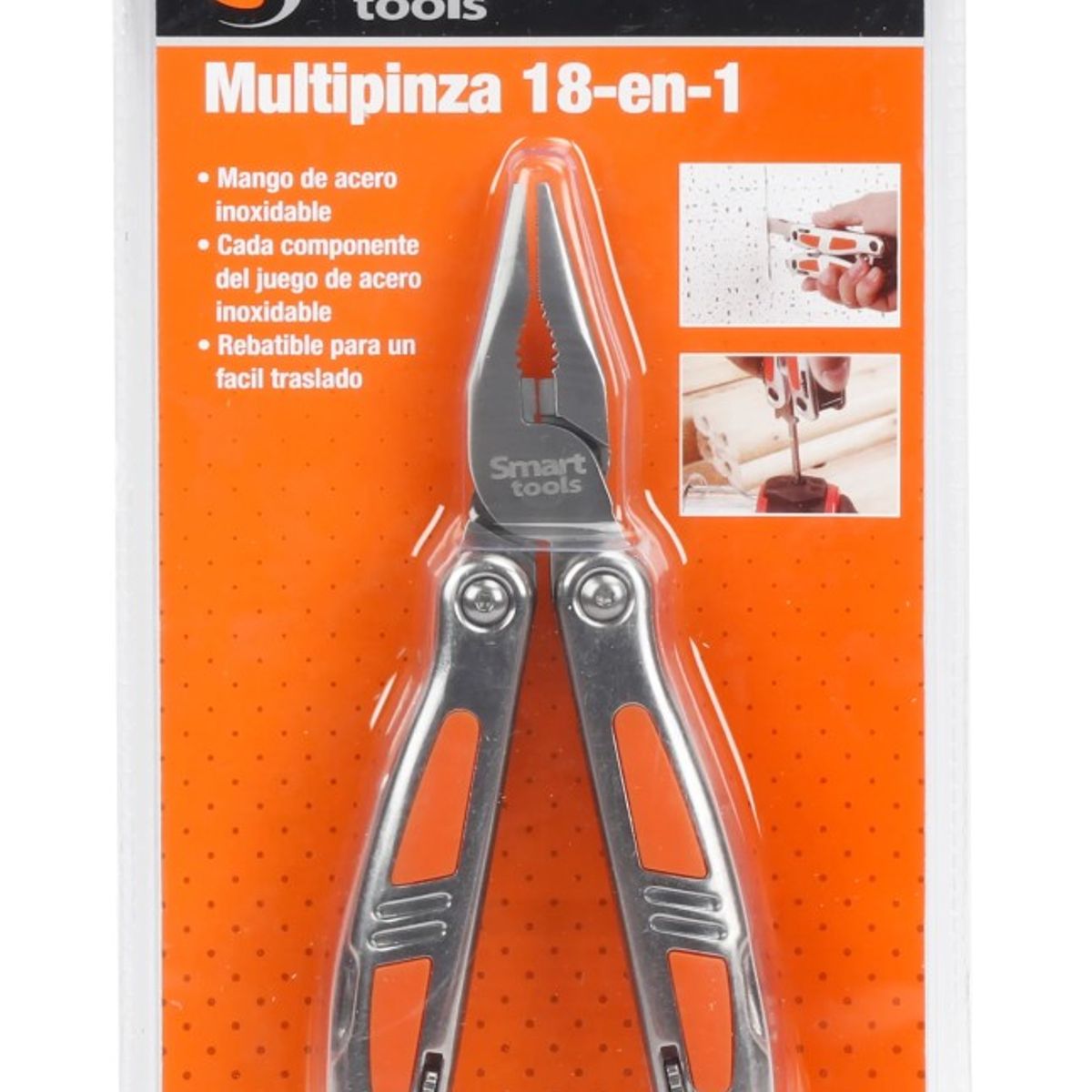 SMART - ALICATE MULTIPROPOSITO 18 EN 1 AC INOX SMART