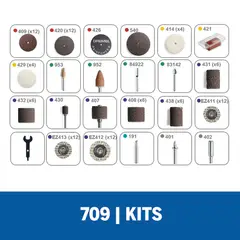 DREMEL - Set/kit de accesorios 110 piezas
