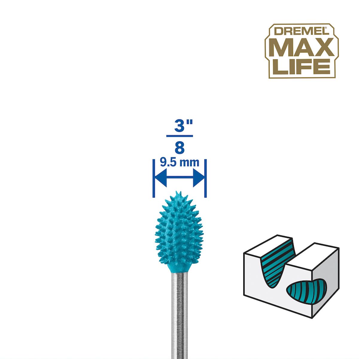 DREMEL - Fresa tallado max life 9953