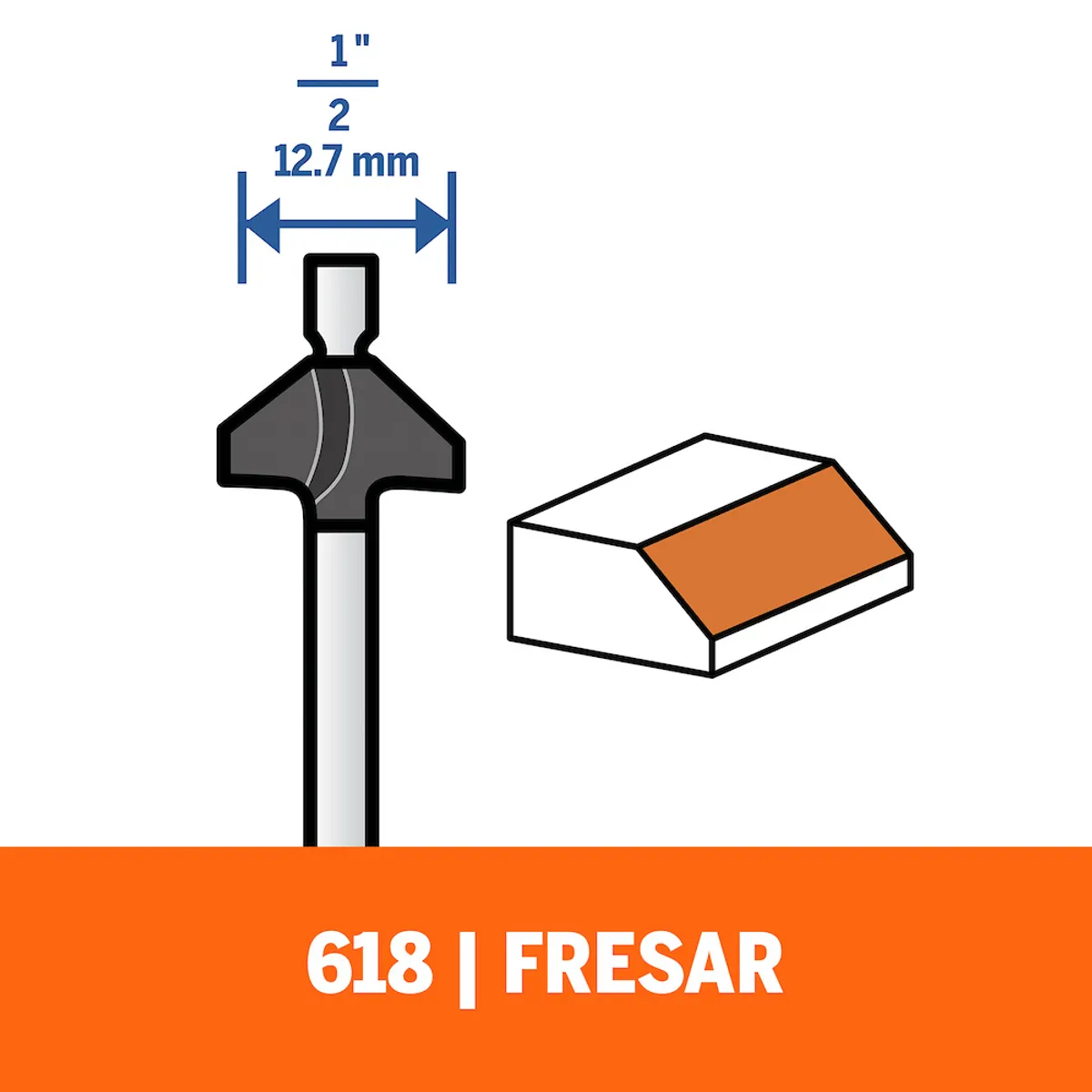 DREMEL - Fresa de bizel a 45º