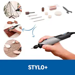 DREMEL - Minitorno stylo+ con 11 accesorios