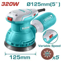 TOTAL - Lijadora excentrica 320w velocidad variable tf2131256-7