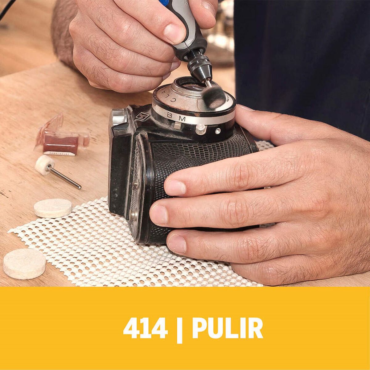 DREMEL - Disco de fieltro para pulir de 12,7mm