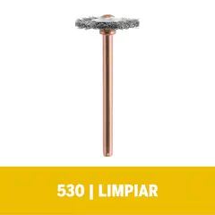 DREMEL - Cepillo de acero inoxidable de 19,1mm
