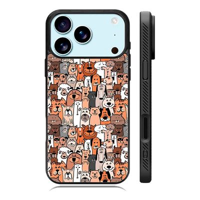Carcasia Carcasa Funda Para Iphone 17 Pro Diseño 33