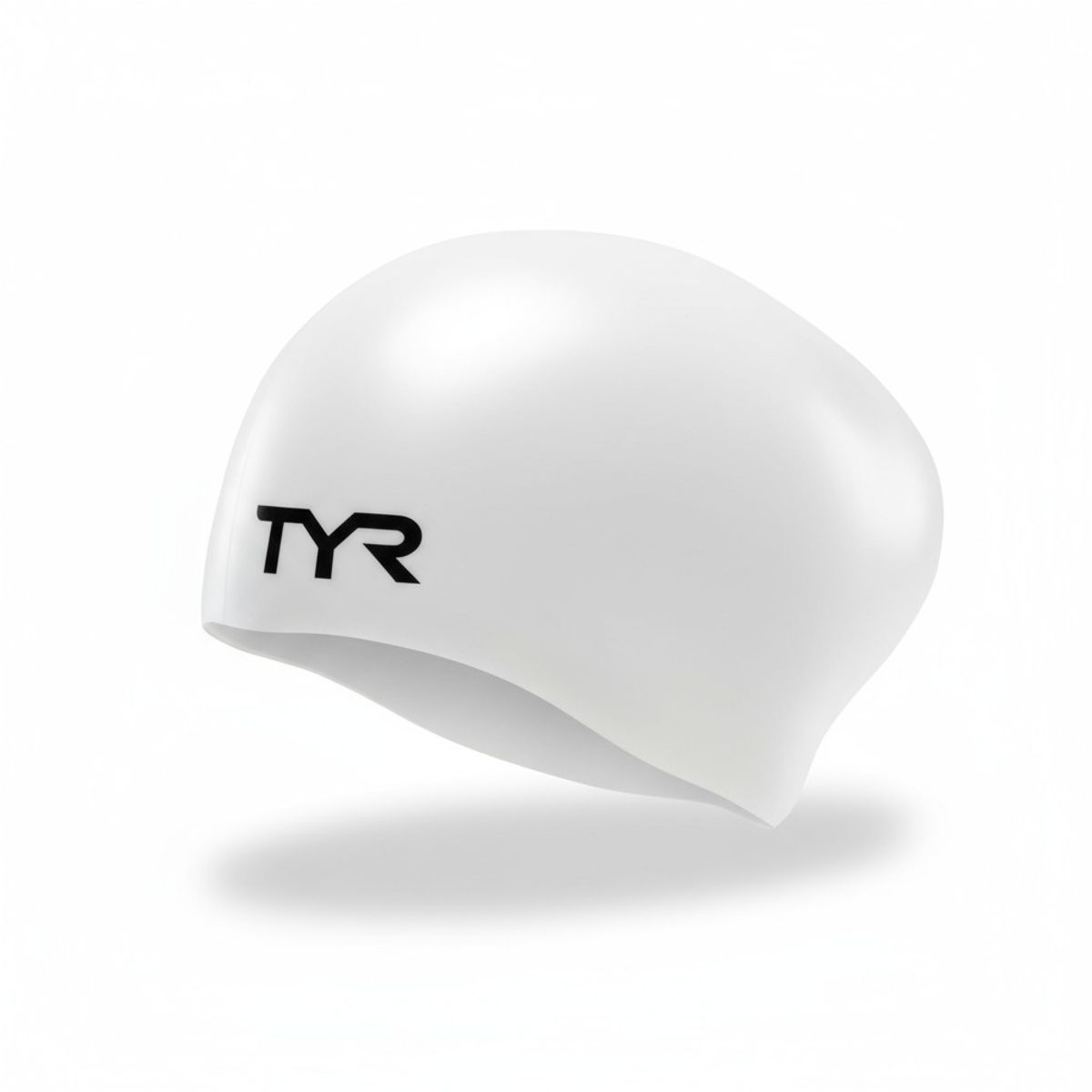 TYR - GORRO NATACION TYR SILICONA LONG HAIR BLANCO