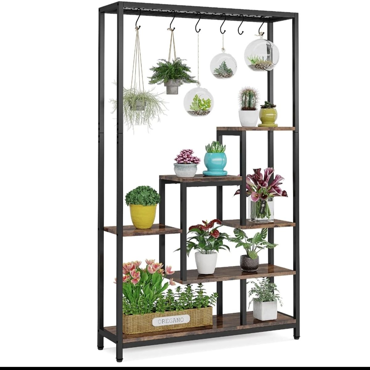 GENERICO - Estante exhibidor para plantas 180x100x30cm