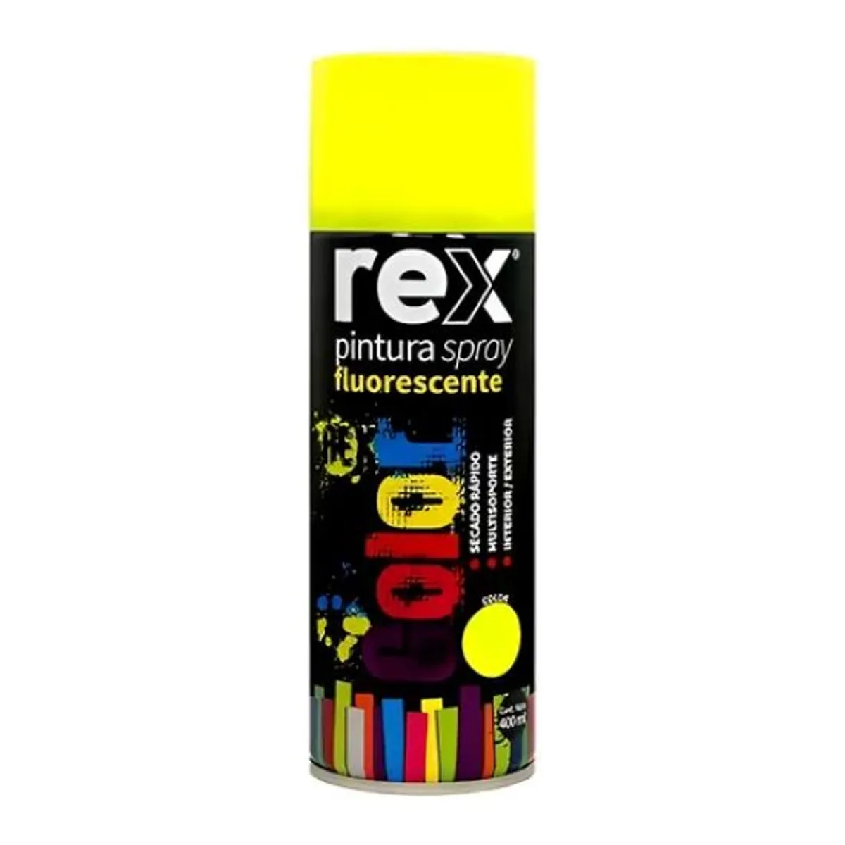 METALFER - Lata Pintura Spray Rex Fluorescente Caja 12 Unidades