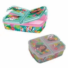 GENERICO - Tupper Contenedor de moana hermético - Sandwichera con Divisiones