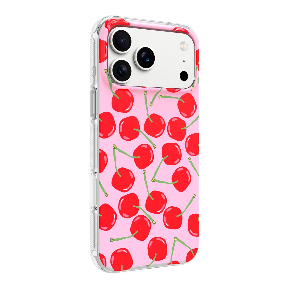 KBOD - Carcasa Antigolpes Kbod Aurora Design Para iPhone 17 Pro Cerezas Pink