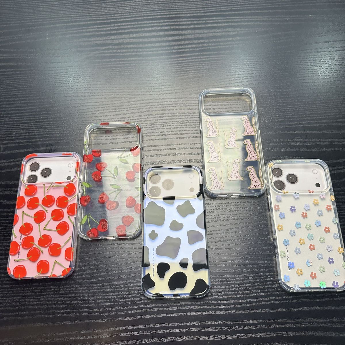 KBOD - Carcasa Antigolpes Kbod Aurora Design Para iPhone 17 Pro Cerezas Pink