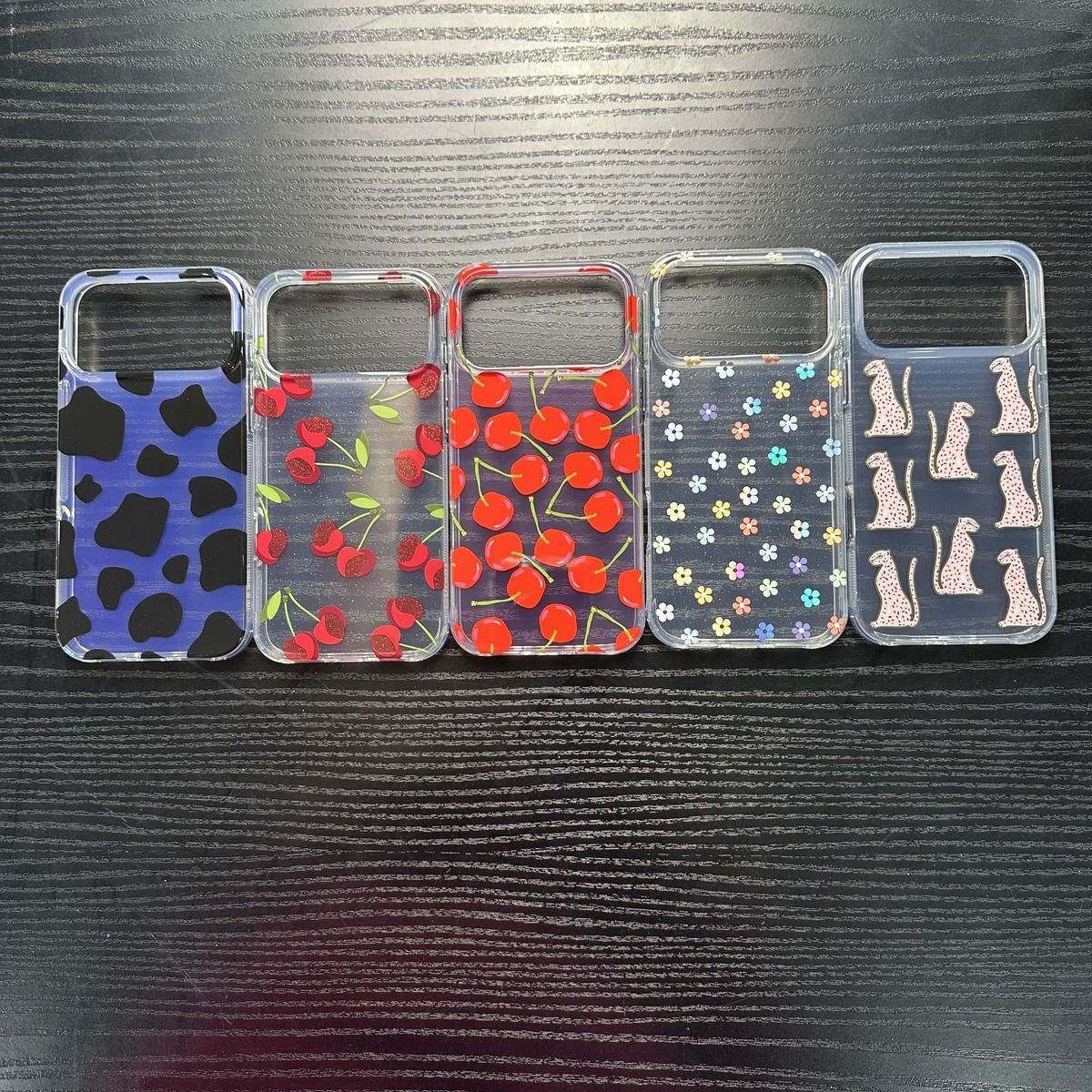KBOD - Carcasa Antigolpes Kbod Aurora Design Para iPhone 17 Pro Max Cerezas Clear