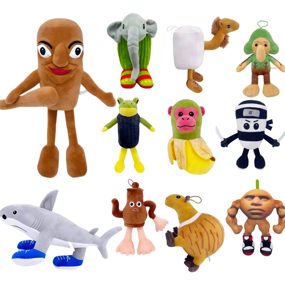 GENERICO - Peluche Brainrot italiano Tralalero Tralala meme