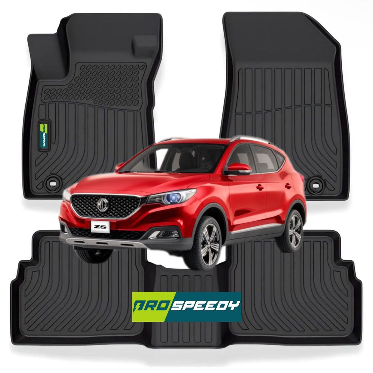 GENERICO - PISOS CALCE PERFECTO PROSPEEDY MG ZS 2018-2024-2025 3PIEZAS
